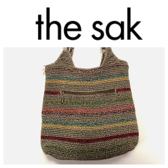 The Sak Handbags - 💵The SAK Belle Striped Crochet Hobo Bag